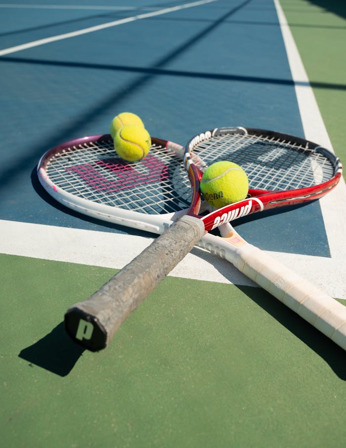 services-04 Tennis Racket and Ball: Tennis Court 3